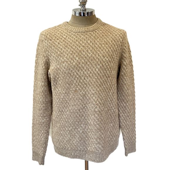 Samsoe Samsoe Beige Crewneck Sweater - Picture 1 of 9